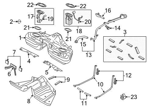 2015 Ford Mustang Fuel System Components Diagram 2 - Thumbnail