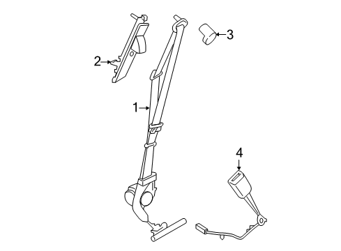 2016 Ford Edge Front Seat Belts Diagram