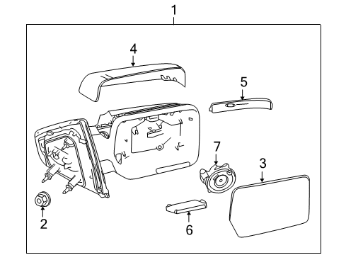 2010 Ford F-150 Mirrors - Body Diagram 4 - Thumbnail