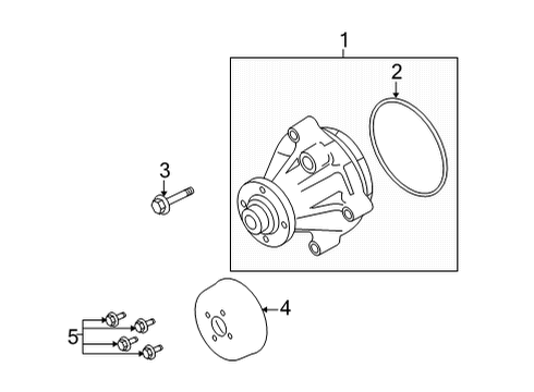 2016 Ford E-350 Super Duty Water Pump Diagram 2 - Thumbnail