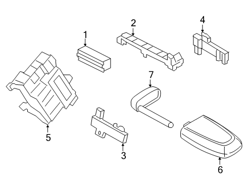 2025 Ford Expedition Transceiver Diagram for FT4Z-15607-A