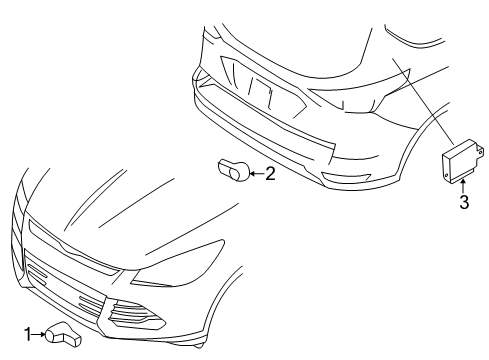 2024 Ford Escape Electrical Components Diagram 3 - Thumbnail