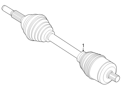 2024 Ford E-Transit Rear Axle Diagram