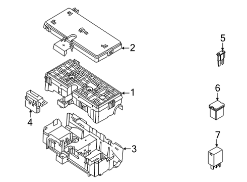 2024 Ford Bronco Electrical Components Diagram