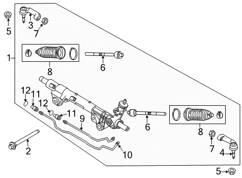2013 Ford F-150 Steering Gear & Linkage Diagram 3 - Thumbnail