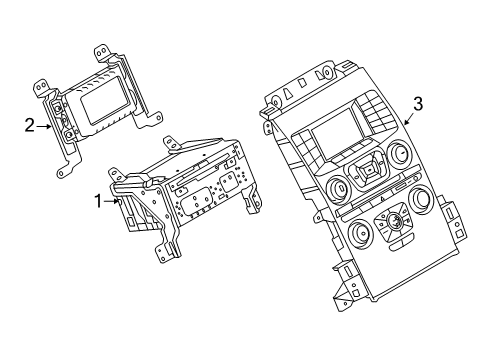 2014 Ford Special Service Police Sedan A/C & Heater Control Units Diagram 2 - Thumbnail