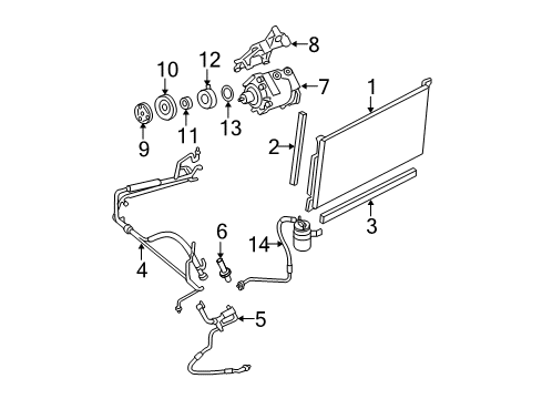 2006 Ford Five Hundred A/C Compressor Diagram