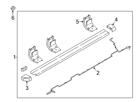 2019 Ford F-250 Super Duty Running Board Diagram 8 - Thumbnail