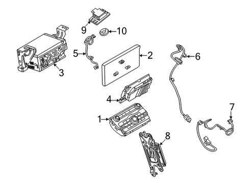 2022 Lincoln Nautilus Sound System Diagram