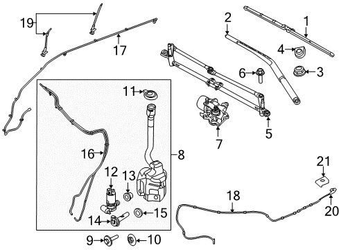 2017 Ford Explorer Wipers Diagram