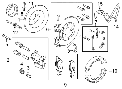 2003 Mercury Grand Marquis Parking Brake Diagram
