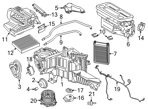 2024 Lincoln Navigator Blower Motor & Fan Diagram 2 - Thumbnail