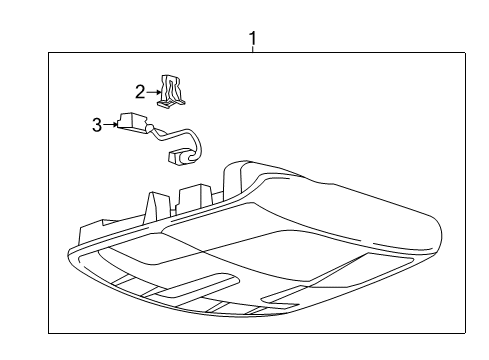 2013 Lincoln MKZ Overhead Console Diagram
