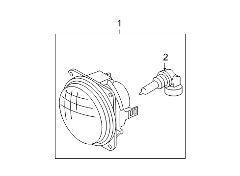 2005 Ford Escape Fog Lamps Diagram 2 - Thumbnail