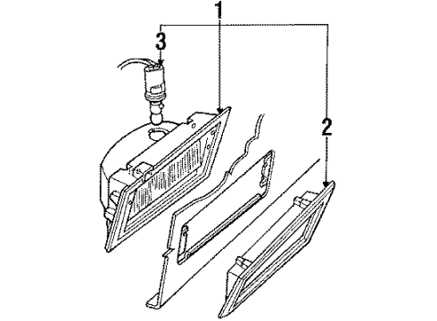1984 Mercury Grand Marquis Corner Lamps Diagram
