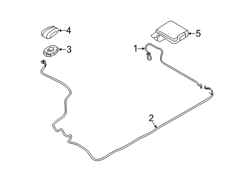 2011 Lincoln MKZ Antenna & Radio Diagram 4 - Thumbnail