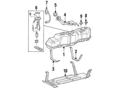 1999 Lincoln Navigator Senders Diagram