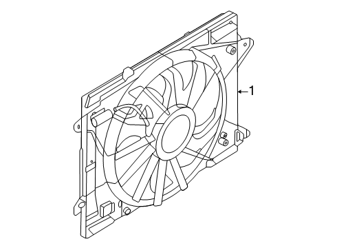 2025 Ford Maverick Cooling Fan Diagram