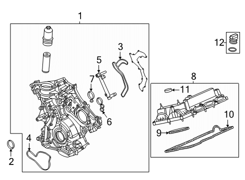 2024 Ford Ranger Crankshaft & Bearings Diagram 6 - Thumbnail