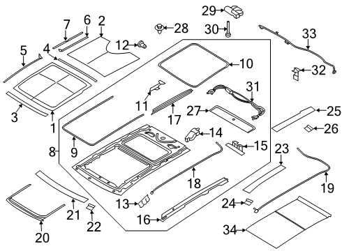 2018 Ford Edge Sunroof Diagram
