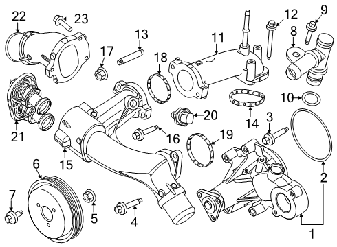 2025 Ford F-150 Water Pump Diagram 11 - Thumbnail