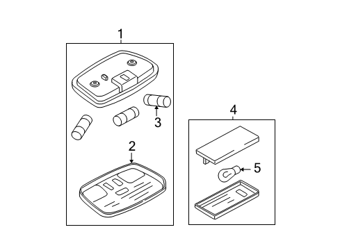 2012 Ford Escape Interior Lamps Diagram