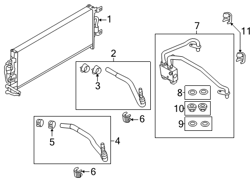 2015 Ford Explorer Trans Oil Cooler - Belts Diagram 3 - Thumbnail