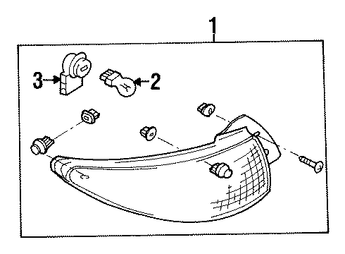 1999 Ford Escort Tail Lamps Diagram 3 - Thumbnail