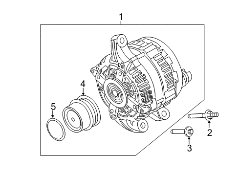 2013 Lincoln MKT Alternator Diagram 2 - Thumbnail