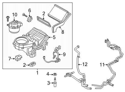 2025 Ford Transit-150 Rear Heater Diagram