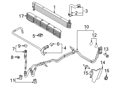 2013 Ford F-150 Trans Oil Cooler - Belts Diagram 2 - Thumbnail