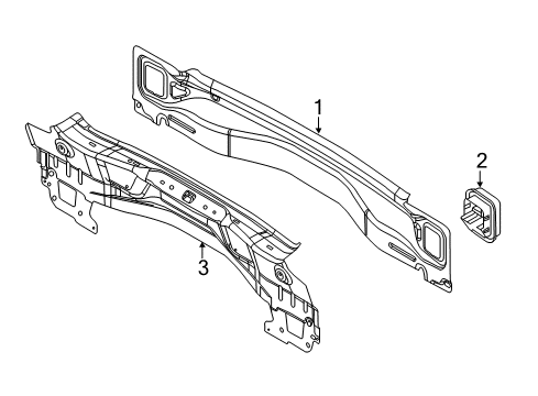 2017 Ford Focus Rear Body Diagram 3 - Thumbnail