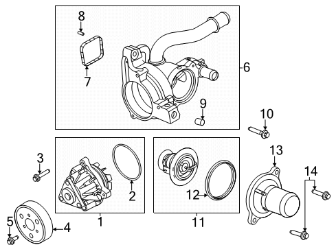 2020 Ford Escape Cooling System Diagram 5 - Thumbnail