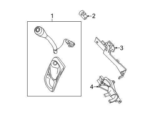 2008 Ford Crown Victoria Gear Shift Control - AT Diagram