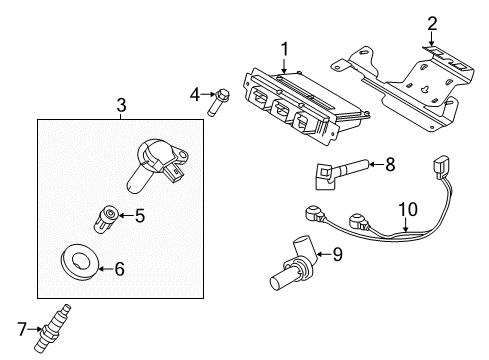 2013 Lincoln MKS Ignition System Diagram