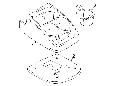 2002 Ford Ranger Console Diagram