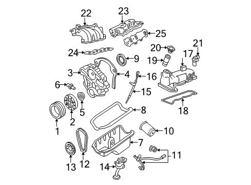 2006 Ford Ranger Engine Parts Diagram