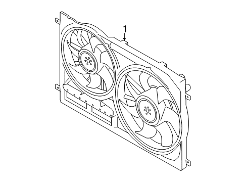 2017 Ford Transit-350 HD Cooling Fan Diagram 2 - Thumbnail
