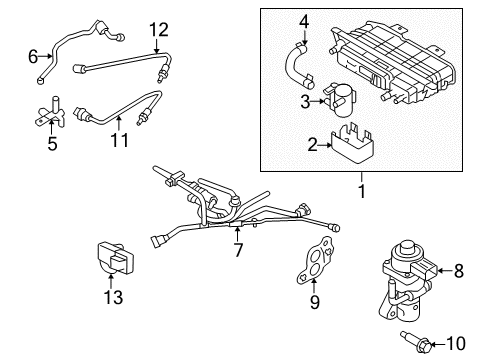 2010 Mercury Milan EGR System Diagram 2 - Thumbnail