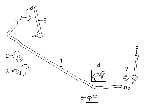 2025 Lincoln Navigator Stabilizer Bar & Components Diagram 4 - Thumbnail