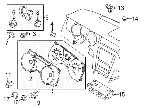 2012 Ford Mustang Switches Diagram 2 - Thumbnail