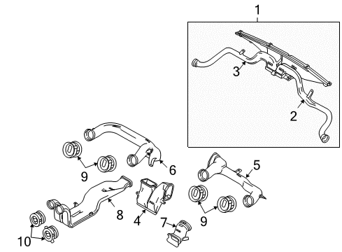 2011 Ford F-150 Ducts Diagram 3 - Thumbnail