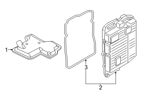 2024 Ford Edge Transaxle Parts Diagram