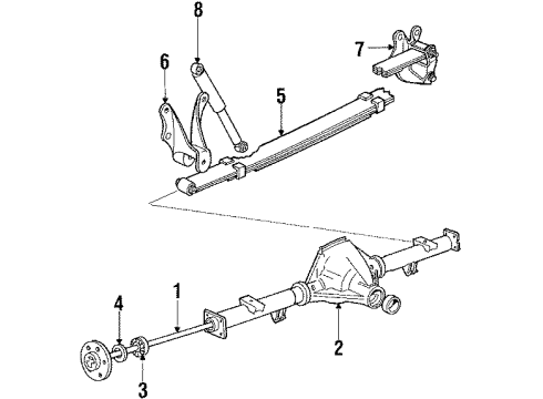 1985 Ford Bronco Rear Suspension Diagram
