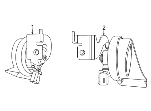 2024 Ford Mustang Mach-E Horn Diagram