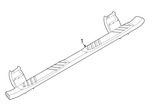 2025 Ford F-150 Lightning Running Board Diagram 3 - Thumbnail