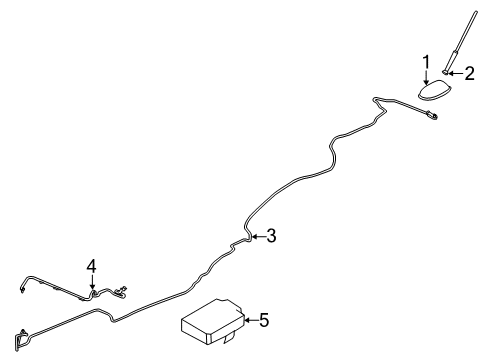 2013 Ford Explorer Antenna & Radio Diagram