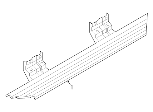 2024 Ford E-Transit Running Board Diagram