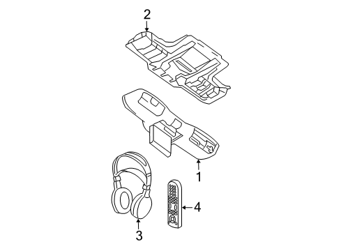 2008 Ford Explorer Overhead Console Diagram 3 - Thumbnail