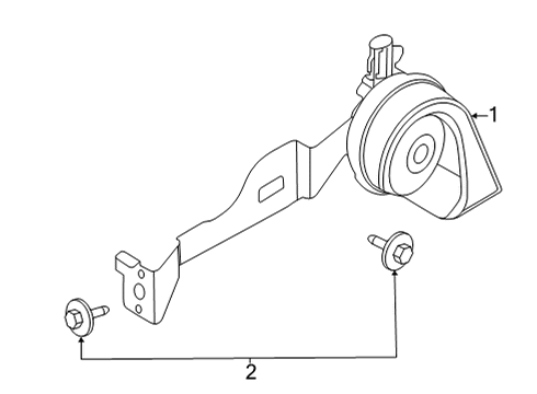2024 Ford Bronco Sport Horn Diagram